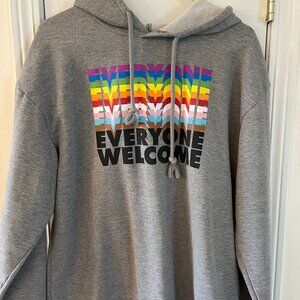 Everyone Welcome Hoodie Mens L